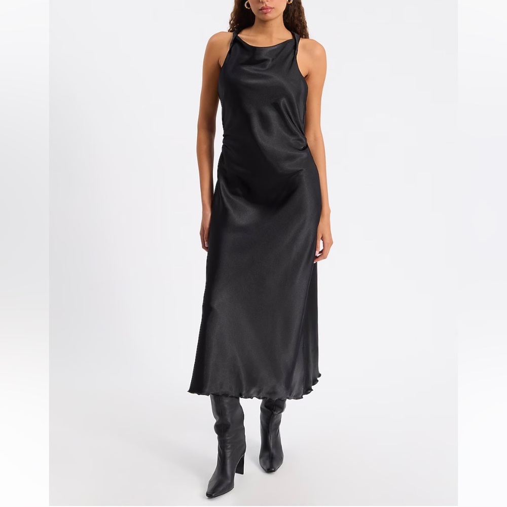 Satin Maxi Slip Dress - Picture 5 of 8